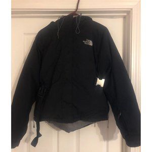 The North Face Black Coat w/ Buckle Belt in Front Men's Sz. Large